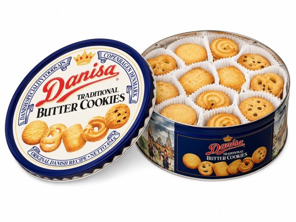 Photo2: DANISH BUTTER COOKIES 454g / DANISH バタークッキー 454g (2)