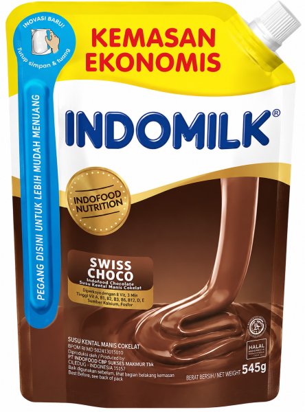 Photo1: INDOMILK SWEET CHOCO 545g / コンデンスミルク チョコ味 545g (1)