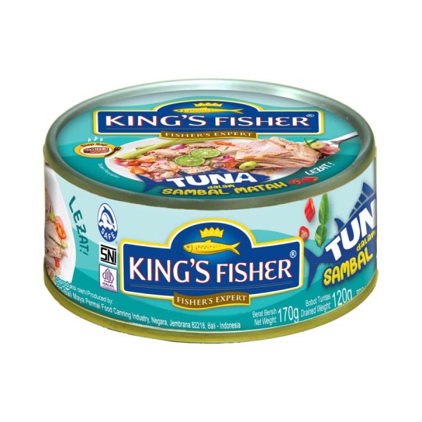 Photo1: TUNA SAMBAL MATAH 170g / ツナ缶 サンバルマタ（バリ風) 170g (1)