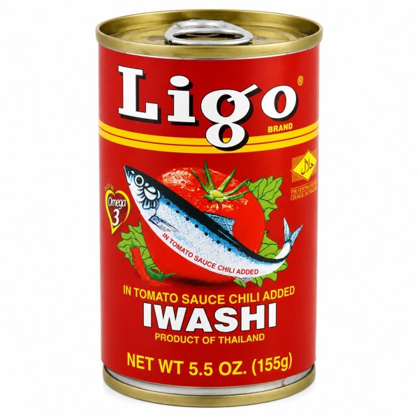Photo1: LIGO CHILI IN TOMATO SAUCE 155g / イワシのチリトマトソース煮缶 155g (1)