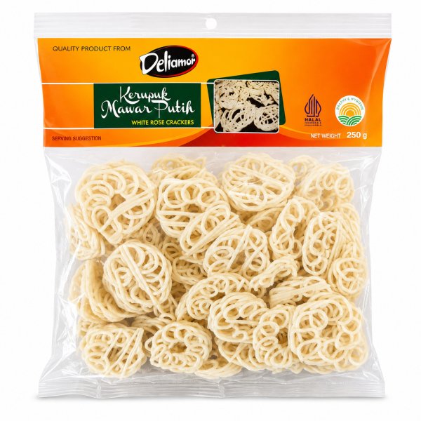Photo1: HIKARI ROSE-SHAPED CRACKERS 250g / HIKARI ローズ型クラッカー 250g (1)