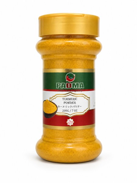 Photo1: TURMERIC POWDER PADMA 200g / ターメリックパウダー 200g (1)