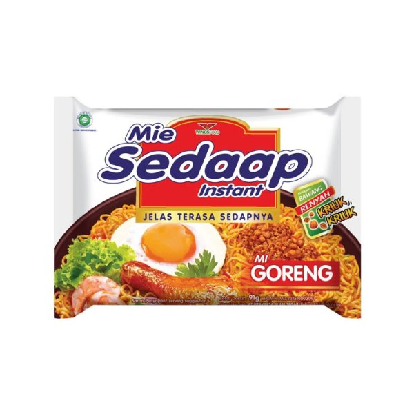 Photo1: SEDAAP FRIED NOODLES MIE GORENG 90g / ミーゴレン味  90g (1)