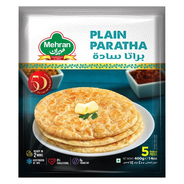 Photo1: PLAIN PARATA MEHRAN 400g / プレーンパラタ MEHRAN 400g (1)