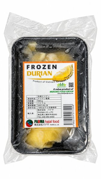 Photo1: FROZEN DURIAN 500g VN / 冷凍ドリアン500g ベトナム産 (1)
