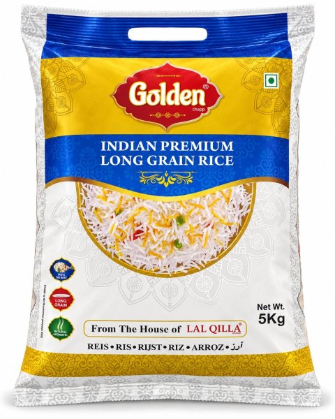 Photo1: GOLDEN BRAND INDIAN PREMIUM 5kg/ゴールデンブランド インディアン プレ5kg (1)