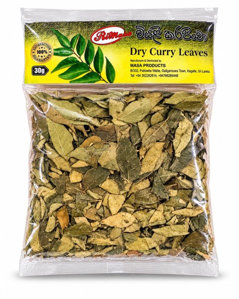 Photo1: DRY CURRY LEAVES 30g  / ドライカレ－リ－プ30g (1)