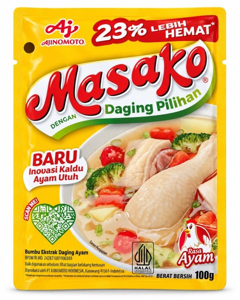 Photo1: MASAKO AYAM CHICKEN FLAVORED 100G/マサコ アヤム チキン風味 100g (1)