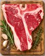 Photo2: BEEF T BONE STEAK 2p (650-750g )/ 牛肉Tボーンステーキ 2枚入り ( 650-750g ) (2)
