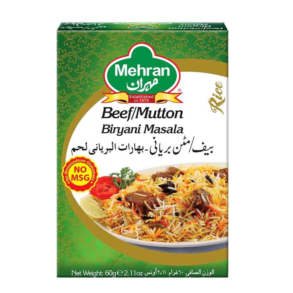 Beef Mutton Biryani Masala Mehran 60g ビーフ マトン ビリヤニマサラ メヘラン Padma Halal Food